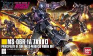 1/144 HGUC MS-06R-1A Zaku II High Mobility Type (Black Tri Stars Custom; 2013): box art