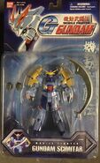 Mobile Suit in Action (MSiA / MIA) "Gundam Scimitar" (North American release; 2002): package front view.