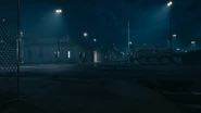 Main road with a parked APC (Episode 5)