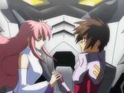 Lacus Gives Kira the Freedom