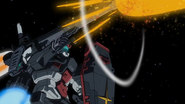 Firing Hyper Bazooka (The White Gundam)