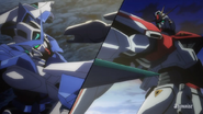 Vs. Gundam Amazing Exia, close up