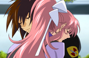 Kira & Lacus hugging (The Final Power, HD Remaster)