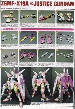 MG ZGMF-X19A ∞ Justice Gundam, Gunpla Wiki