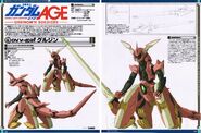 Specifications, profile, and linearts from Mobile Suit Gundam AGE -UNKNOWN SOLDIERS-:06