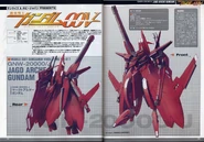 Specifications and profile from Mobile Suit Gundam 00V Vol. 017 GNW-20000/J Jagd Arche Gundam