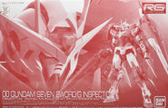 RG 1/144 GN-0000GNHW/7SGD2 00 Gundam Seven Sword/G Inspection Colors - Box Art