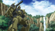 7th Military Academy's Zaku Cannon (Gatling Gun Equipment Type) (Gundam Build Divers ep 7)