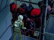In the hangar of Gwaden (Episode 1: Gundamjack)