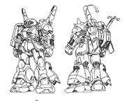 RMS-106 Hizack - Lineart