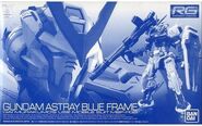 1/144 RG "MBF-P03 Gundam Astray Blue Frame" (P-Bandai exclusive; 2015): box art