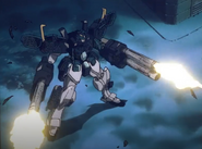Firing Double Gatling Guns and ready to fire Chest Gatling Guns, Homing Missiles and Micro Missiles