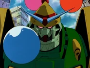 Deploying balloon bits (plus close-up)