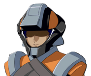 OMNI Enforcer Mobile Armor pilot, from Super Robot Wars Z