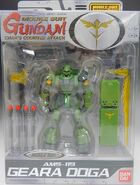 Mobile Suit in Action (MSiA / MIA) "AMS-119 Geara Doga" (Asian release; 2002): package front view.