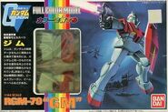 1/144 Full Color Model RGM-79 GM model kit (1988): box art