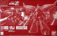 1/144 HGUC MS-14J ReGelgu (P-Bandai exclusive; 2018): box art