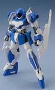 HGAGE 1/144 Adele with parts from Hobby Japan's Gundam AGE-1 Razor Conversion Wear Kit (front)