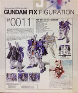 GFF #0011 "MSA-0011［Ext］ Ex-S Gundam / MSA-0011 S Gundam" figure set (2002): package rear view