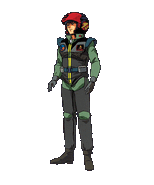 Kou's test pilot suit