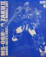 1/100 MG "MS-06R-1A Zaku II (Anavel Gato Custom) Ver. 2.0" (P-Bandai exclusive; 2013): box art