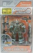 Mobile Suit in Action (MSiA / MIA) "RGC-83 GM Cannon II" (Asian release; 2003): package front view.