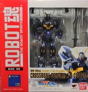 Robot Damashii "XM-X2ex Crossbone Gundam X-2 Custom (Full Action Ver." (2014): package front view.