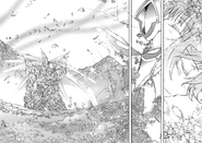 ELS Qan[T] kneeling on a field on Earth