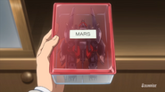 Hiroto retrieving Mars Armor from storage (Ep 02)