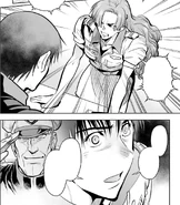 Tanya delivers bad news about Sinapus's arrest to Kou Uraki.