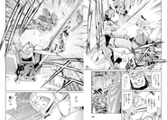 Using the Heat Hawk to block Dodonga's F80 melee attack (Vol 1, chapter 4)