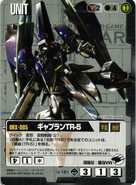 Gaplant TR-5 card from Gundam War