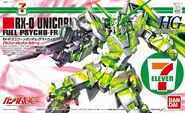 HGUC 1/144 RX-0 Unicorn Gundam (Destroy Mode) 7-11 Ver. (7-Eleven Japan exclusive; 2014): box art