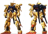 Gundam Fix Figuration front and rear lineart