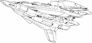 MSZ-006C4 Zeta Plus C4 - Bottom View Waverider Mode