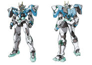 Color scheme for Gundam 00 10th Anniversary lucky draw HG00 Gunpla kit