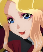 Agnes with blonde hair in Seed Freedom Zero PV