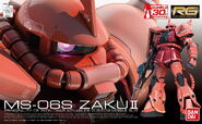 1/144 RG MS-06S Zaku II Char Aznable Custom - Box art