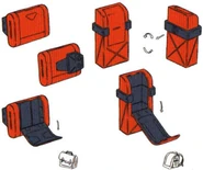 Details of detachable storage containers equipped by Yoon Sefan's Raysta