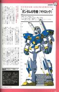 Information from "Great Mechanics Special: RX-78 Gundam & Operation V Book" (Futabasha; 2012)