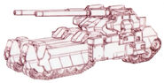 Trim-tank guns with long-range