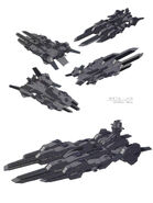 General Revil (OVA version, various view from Mobile Suit Gundam Unicorn Great Works)