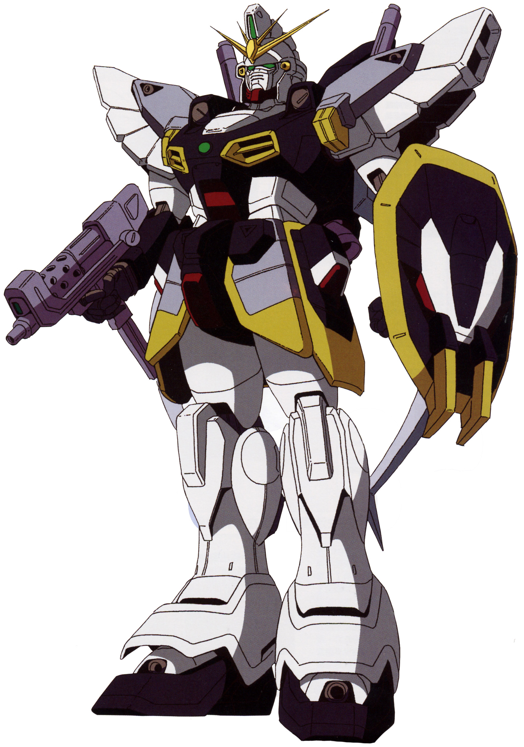 Yellow Gundam Accessory Sandrock left leg 