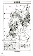 Parts and specifications (from Bandai's Enterainment Bible)