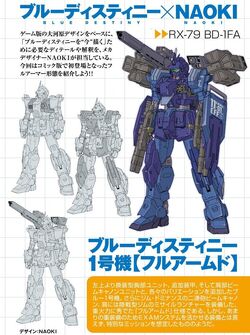 Rx 79bd 1fa Blue Destiny Unit 1 Full Armed The Gundam Wiki Fandom