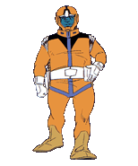 Ryu Jose in a pilot suit.