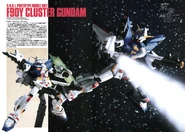Custom 1/100 F90III-Y Cluster Gundam modeled by Masafumi Watanabe (1)