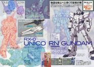 Unicorn Gundam profile in Gundam Ace