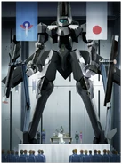 Mobile Suit Gundam 00N Chapter 5: Rollout of Japan's first locally made Union Realdo (unpainted) with localized version of the linear rifle and defense rod at the sides