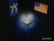 The Neo-American flag as it appears in the anime [ep.2]